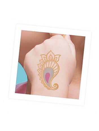 75 tattoos lavables métalliques