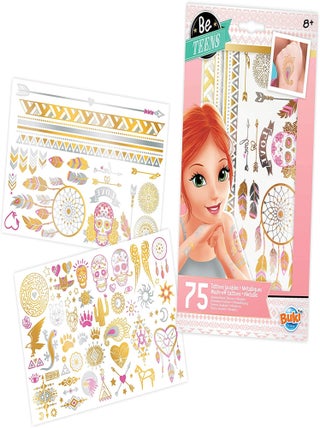 75 Tattoos lavables Métalliques