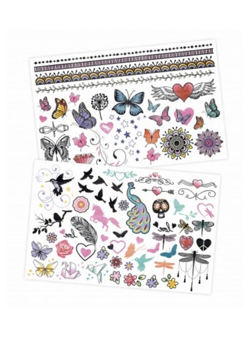 75 Tattoos lavables Paillettes - Kiabi