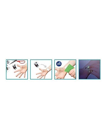 75 tattoos lavables phosphorescents