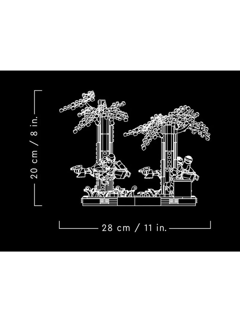 75353 - LEGO Star wars - Diorama de la course-poursuite en speeder sur endor N/A - Kiabi