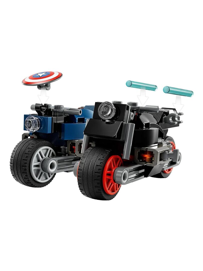 LEGO® Marvel 76260 Les Motos de Black Widow et de Captain America, Jouet  Avengers L