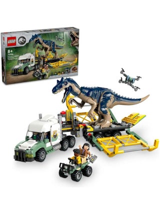 76966 Missions dinosaures : le camion de transport de lallosaure