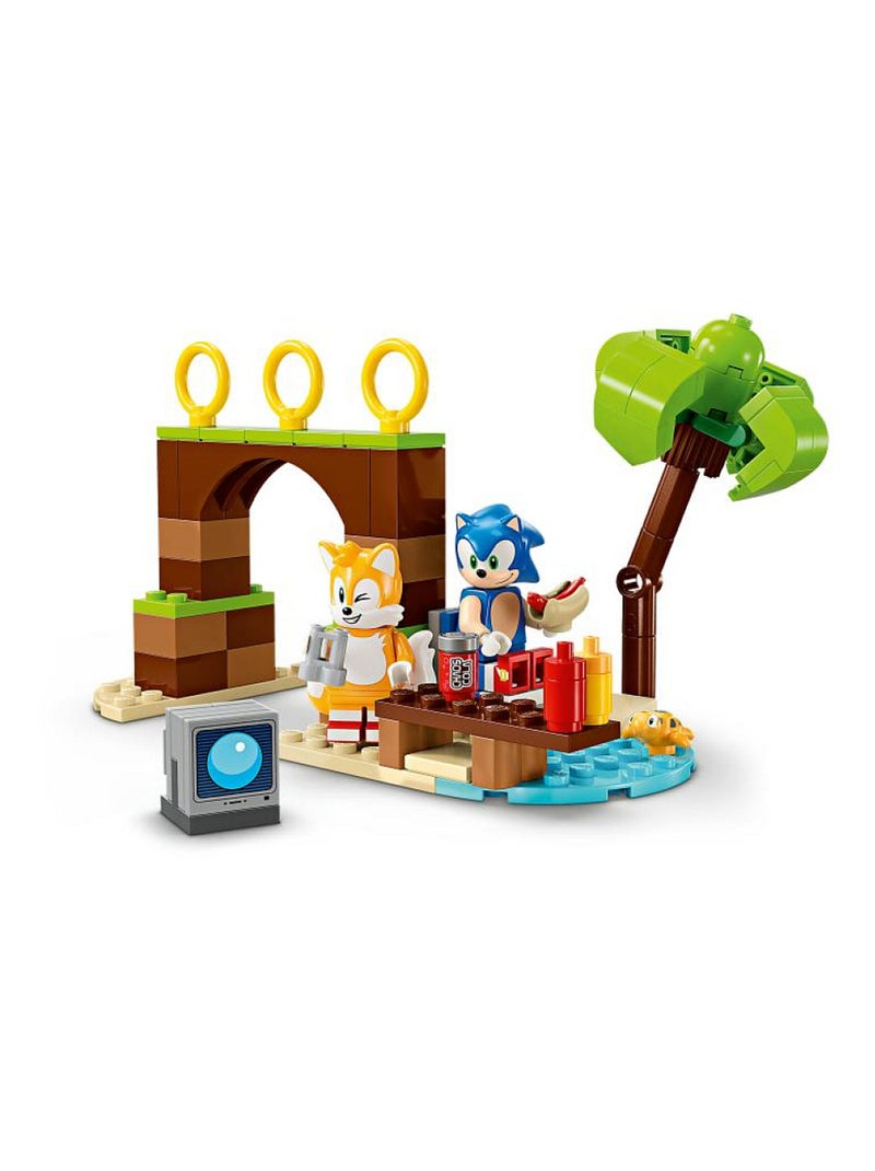 76997 Le bateau daventures de tails Orange - Kiabi