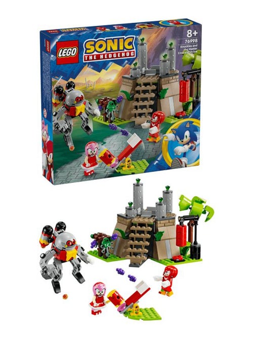 76998 Knuckles et le sanctuaire du Master Emerald LEGO® Sonic - Kiabi