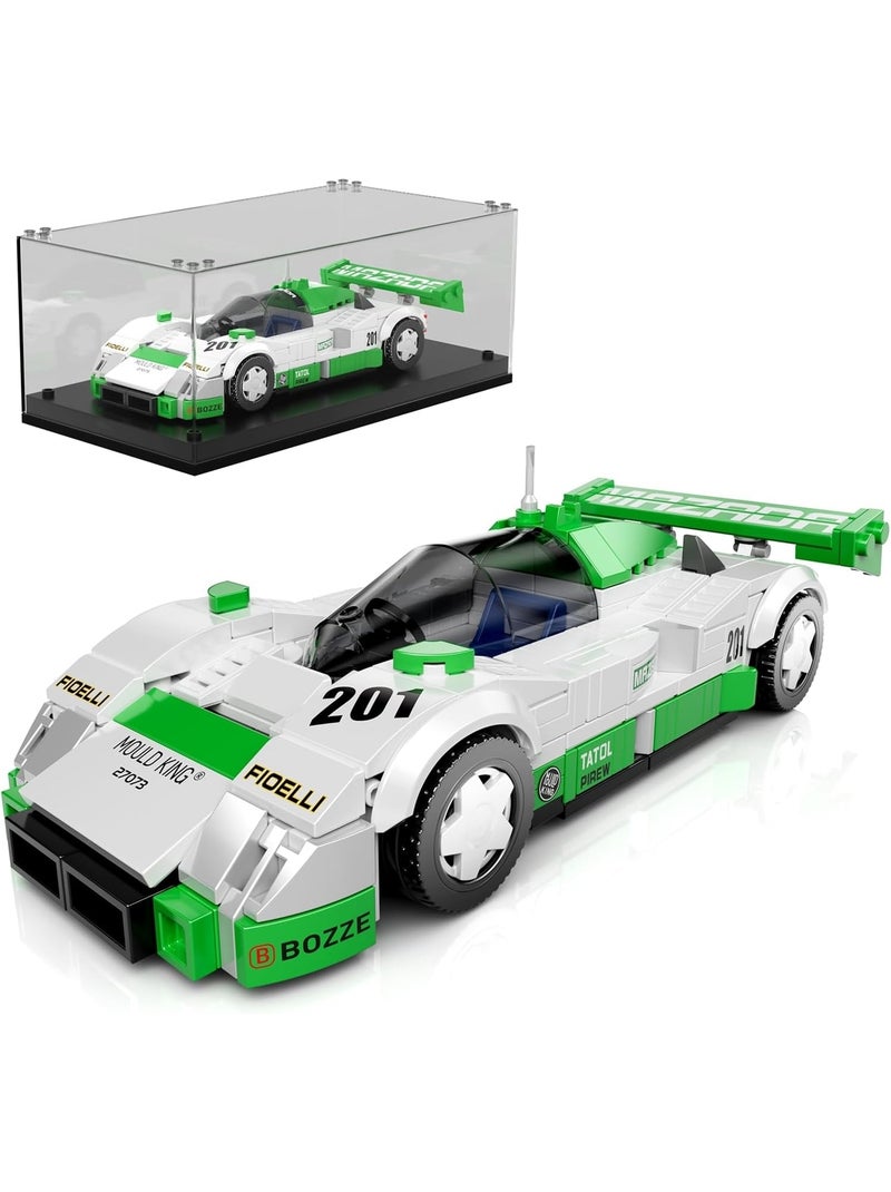 787B Voiture de sport + vitrine Blanc - Kiabi