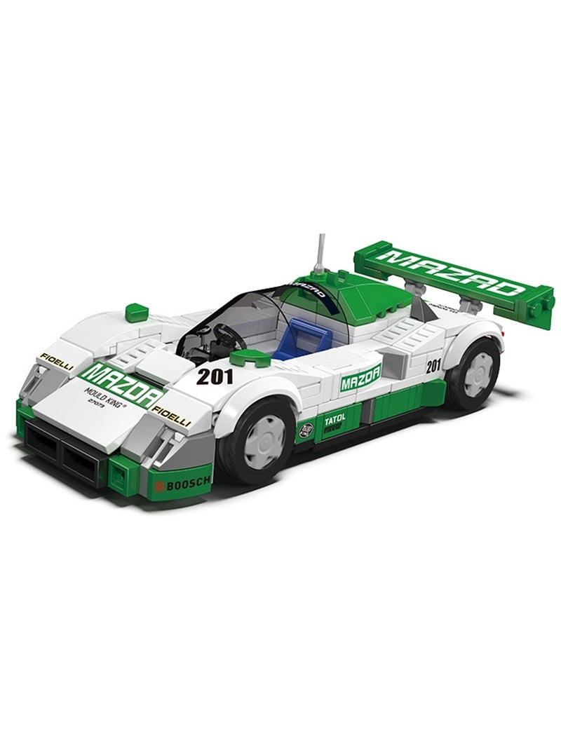 787B Voiture de sport + vitrine Blanc - Kiabi