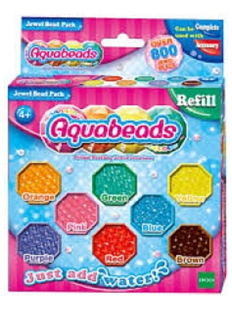 Aquabeads® Jeu de bricolage recharge perles à facettes