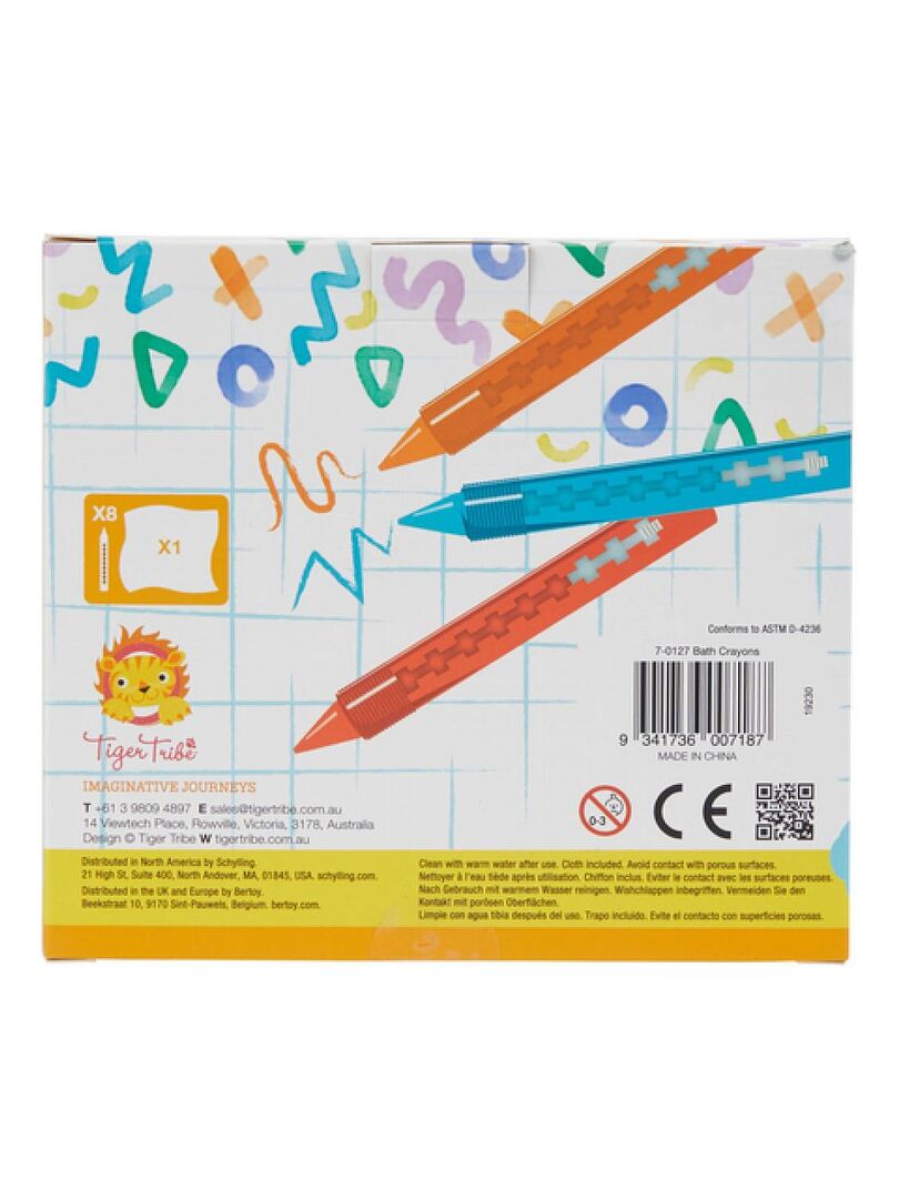 Crayons 8 feutres marqueurs Bébé - N/A - Kiabi - 14.43€