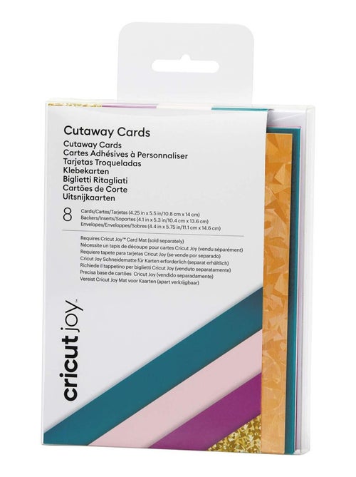 8 Cartes adhésives et enveloppes Émeraude / - Cricut - Kiabi