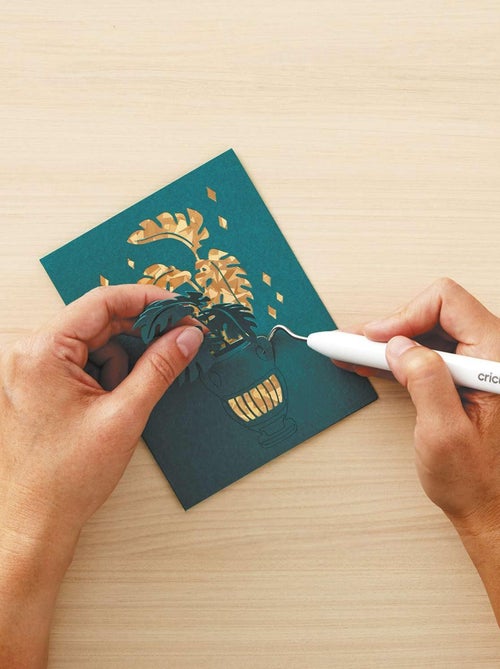 8 Cartes adhésives et enveloppes Émeraude / - Cricut - Kiabi