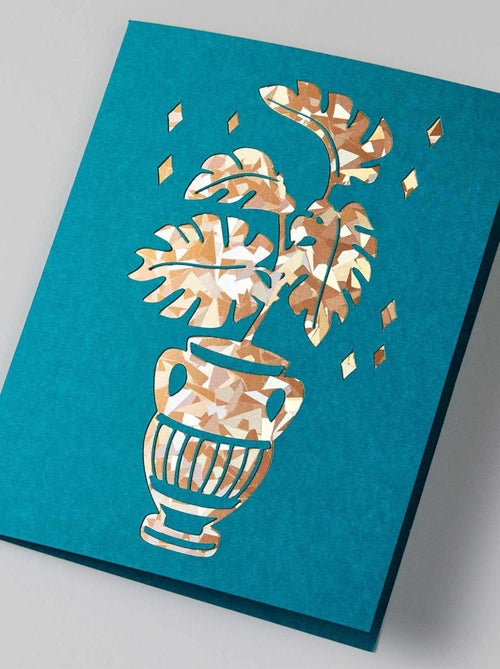 8 Cartes adhésives et enveloppes Émeraude / - Cricut - Kiabi