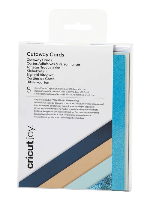 8 Cartes adhésives et enveloppes Marine - Cricut - Cricut - Kiabi