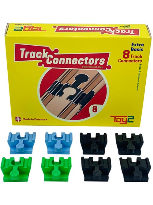 8 connecteurs de base pour rails - Kiabi
