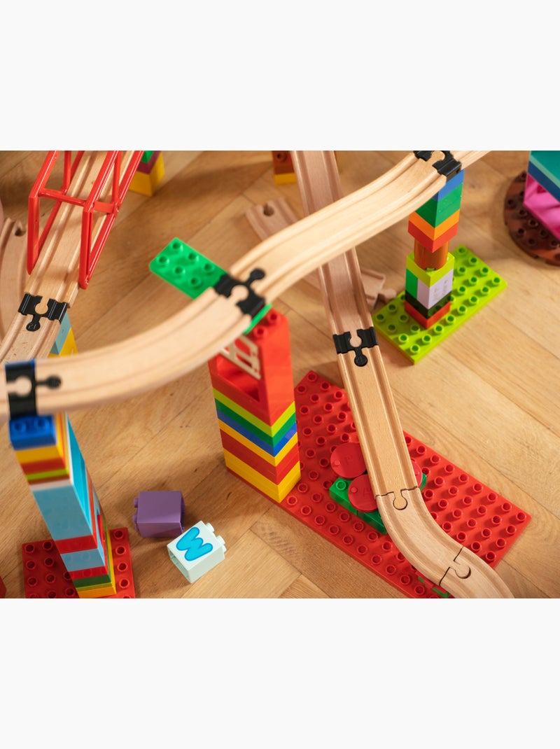 8 connecteurs de base pour rails Noir - Kiabi