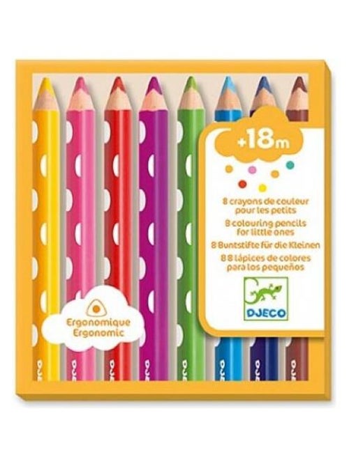 8 Crayons De Couleur Pour Les Petits - Kiabi