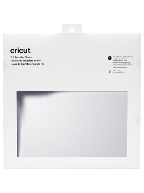 8 Feuilles de transfert Foil métalliques 30,5 x - Cricut - Kiabi