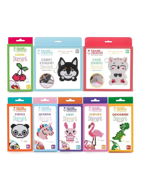8 kits DIY Diamond Painting - Graine Créative - Kiabi