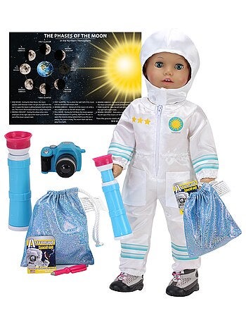 8 Pcs Smithsonian Astronaute avec Accessoires pour 18 poupées