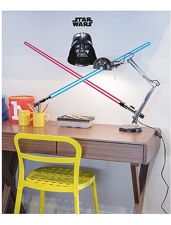 8 Stickers géant Dark Vador et Sabres Laser Star Wars 50 x 70 cm