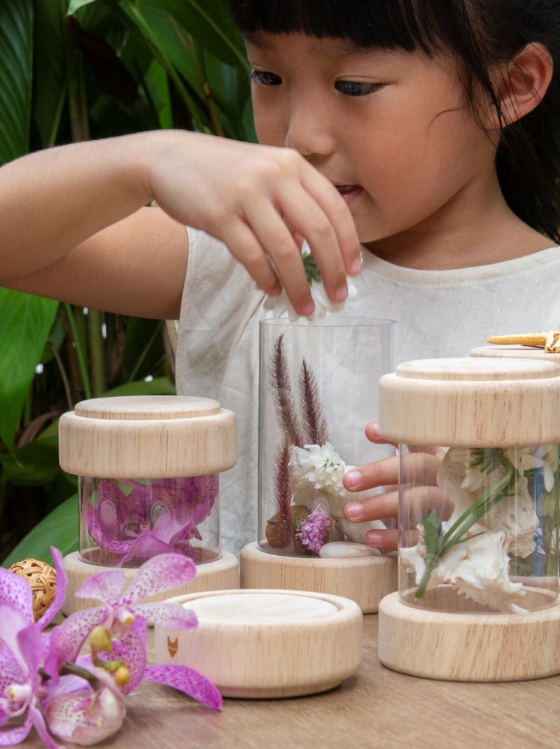 8 Tubes à trésors Beige - Kiabi