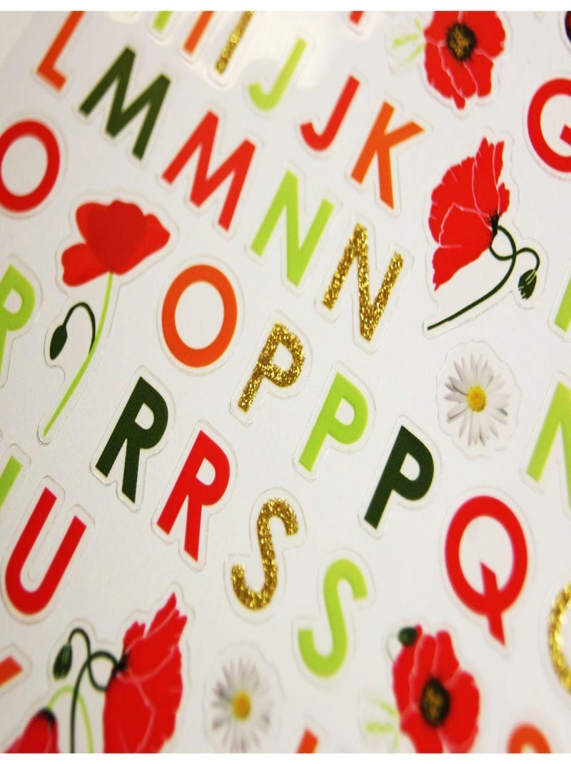 86 Autocollants - Alphabet - Coccinelle et - Global Gift Multicolore - Kiabi