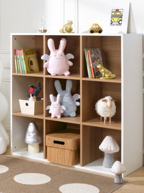 9 cases de rangement effet bois TOM & APOLLINE - Kiabi 9 cases de rangement effet bois TOM & APOLLINE - Kiabi