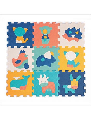 9 Dalles animaux mousse a assembler