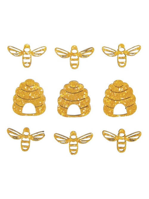 9 mini décorations en bois abeilles et ruches à - Rayher - Kiabi