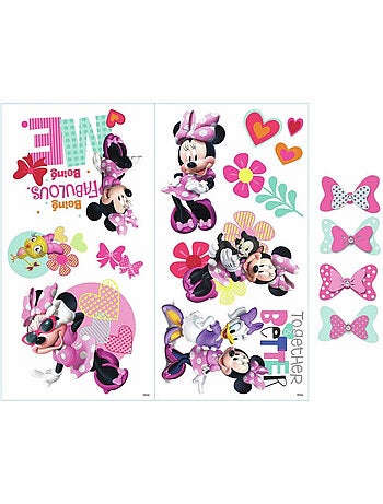 9 Stickers Minnie Mouse 3D Disney
