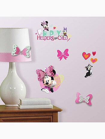 9 Stickers Minnie Mouse 3D Disney