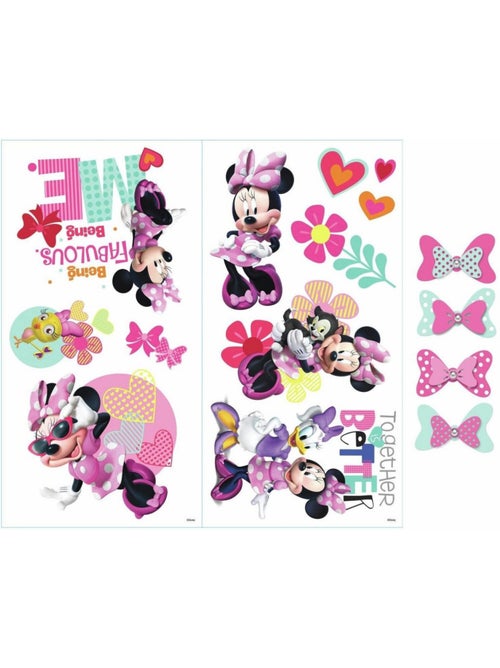 9 Stickers Minnie Mouse 3D Disney - Kiabi