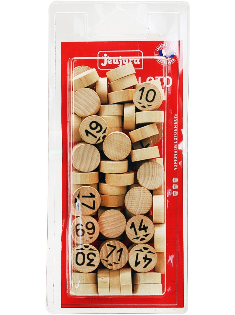 90 pions de loto Beige - Kiabi