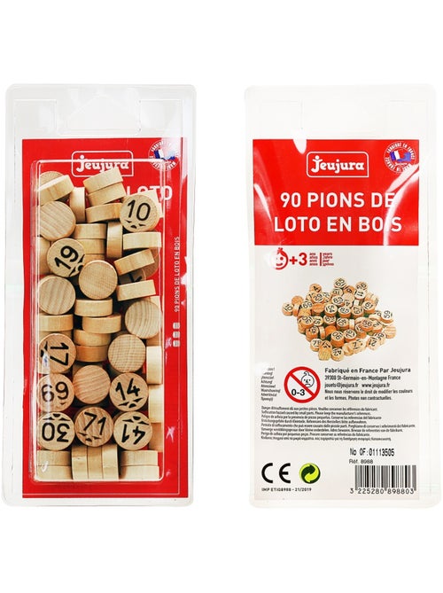 90 pions de loto - Kiabi