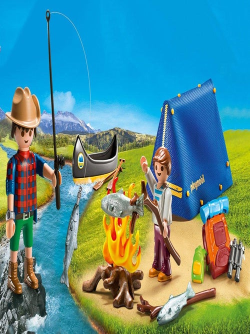 9323 'Playmobil' Valisette Campeurs - Kiabi