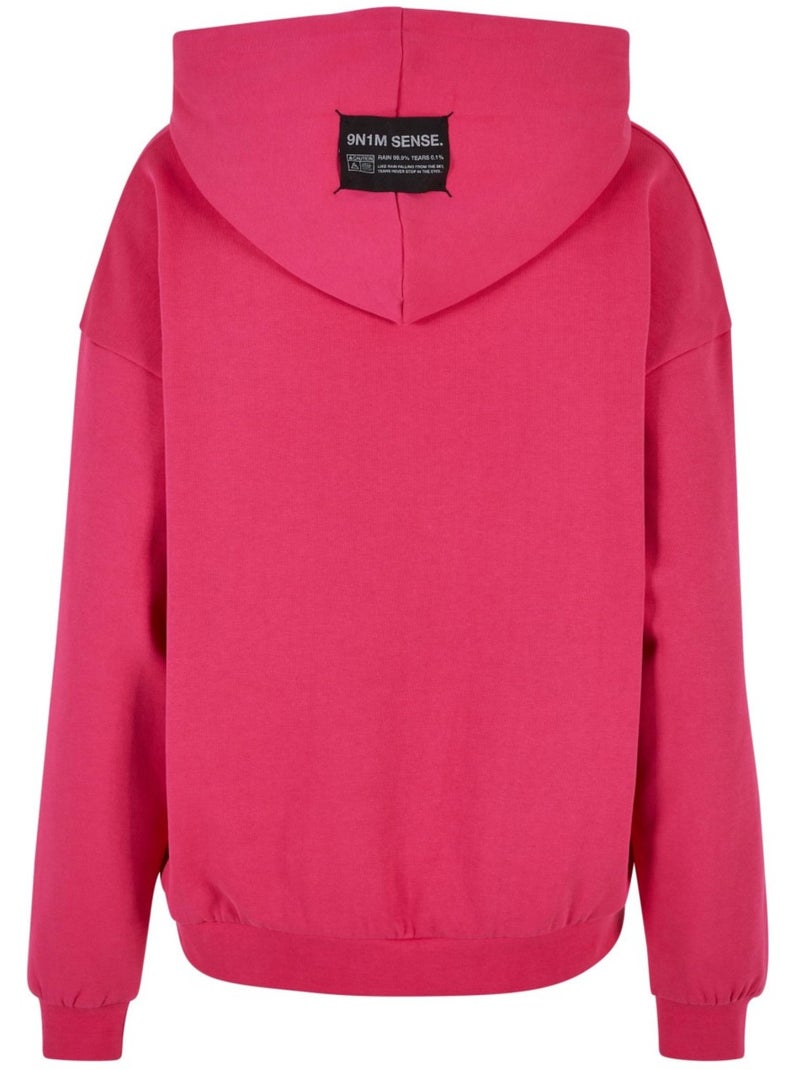 9N1M SENSE - Sweat à capuche ESSENTIAL Rose clair - Kiabi
