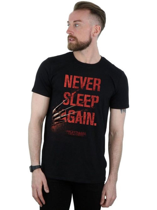 A Cauchemar sur Elm Street - T-shirt NEVER SLEEP AGAIN - Kiabi