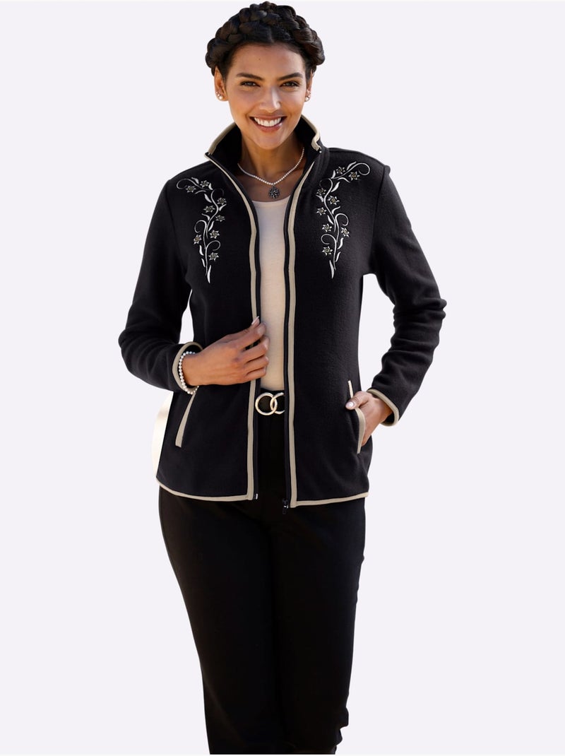 à Fleurs - Taille Standard - Moda Vilona Noir Beige - Kiabi