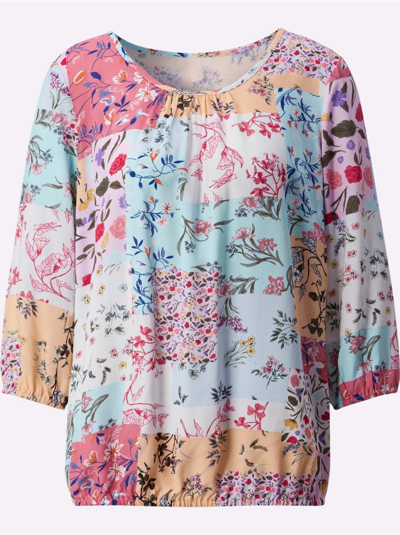 à Fleurs - Taille Standard - Moda Vilona Vert/Rose - Kiabi