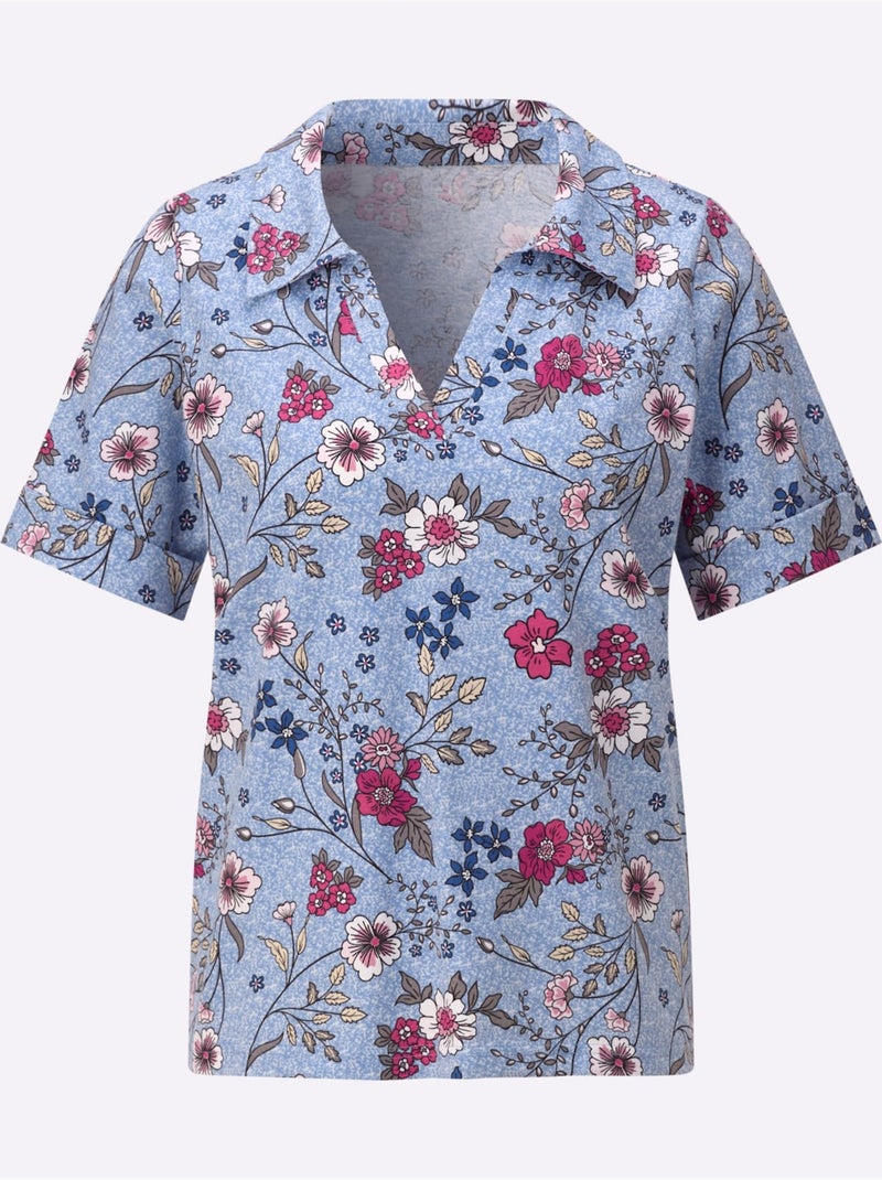 à Fleurs - Taille Standard - Witt Bleu Rose - Kiabi