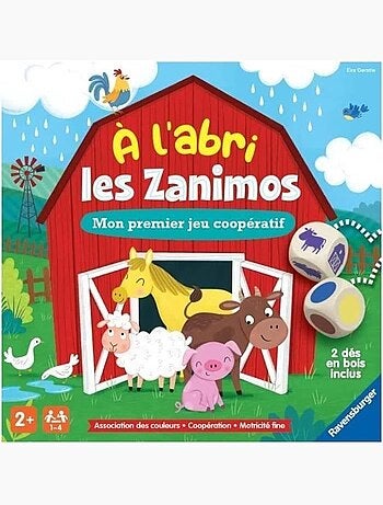 À l'abri les zanimos ! - jeux enfants - 00022339 - dès 2 ans - ravensburger