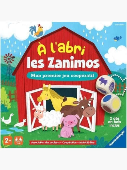 À l'abri les zanimos ! - jeux enfants - 00022339 - dès 2 ans - ravensburger - Kiabi À l'abri les zanimos ! - jeux enfants - 00022339 - dès 2 ans - ravensburger - Kiabi