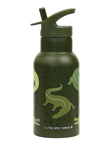 A Little Lovely Company - Gourde isotherme Crocodiles