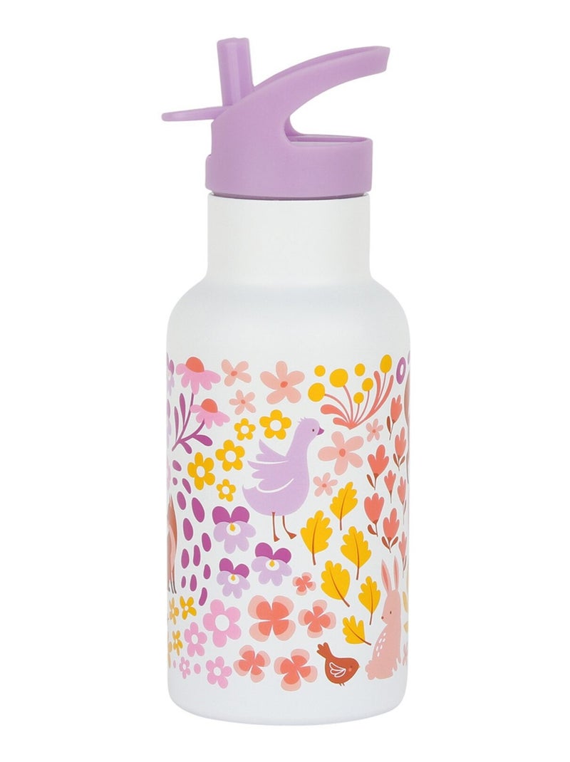 A Little Lovely Company - Gourde isotherme Violet - Kiabi