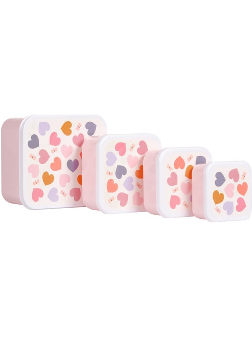 A Little Lovely Company - Lot de 4 boîtes à goûter - Kiabi