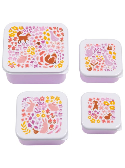 A Little Lovely Company - Lot de 4 boîtes à goûter - Kiabi