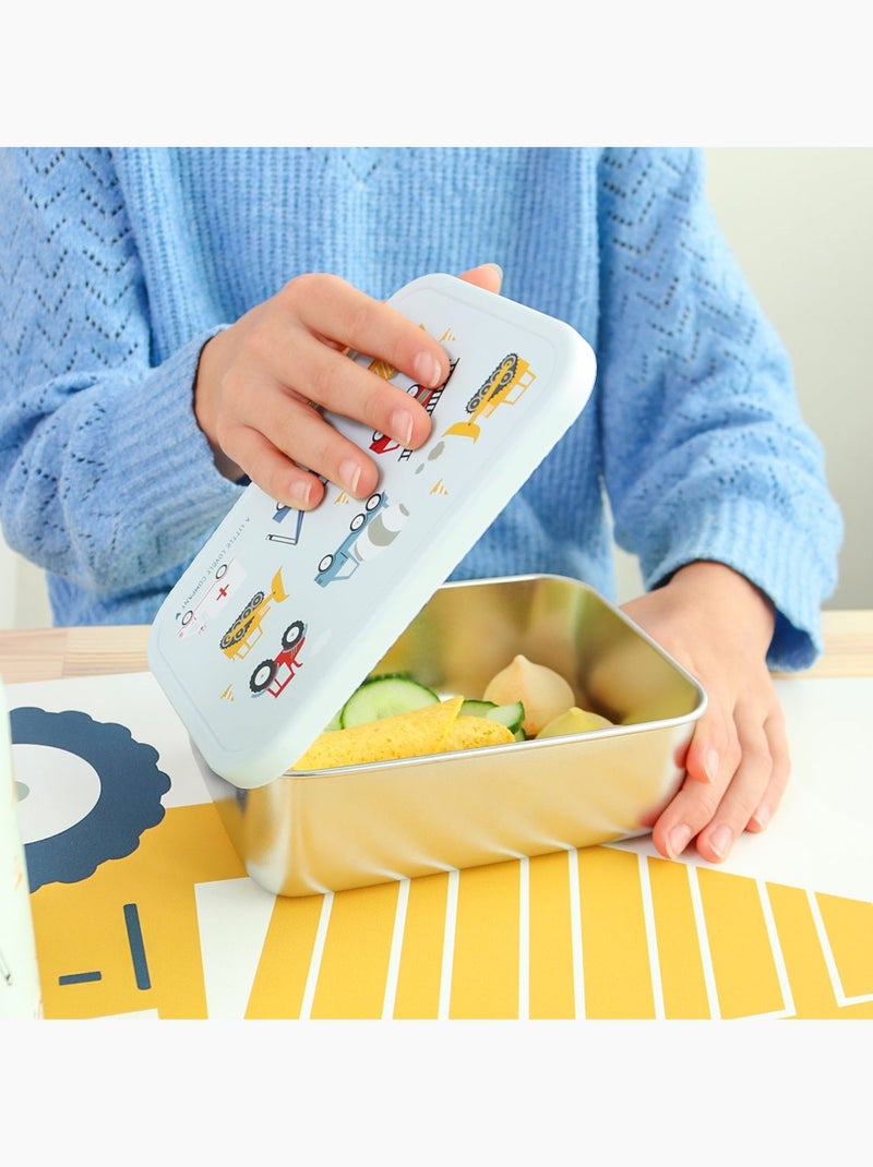 A Little Lovely Company - Lunch box en acier inoxydable Bleu - Kiabi