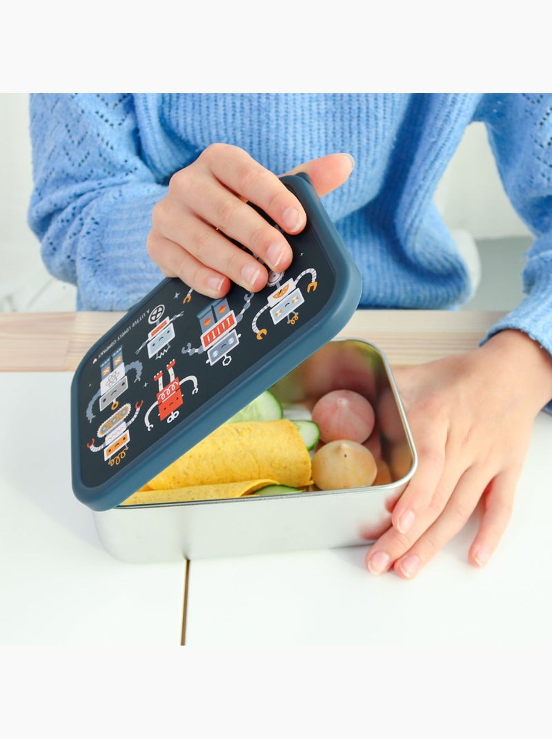 A Little Lovely Company - Lunch box en acier inoxydable Bleu - Kiabi