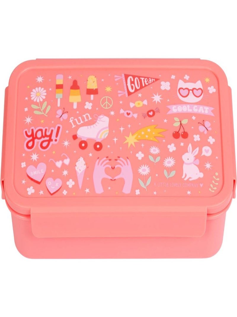 A Little Lovely Company - Lunch box FUN Rose - Kiabi