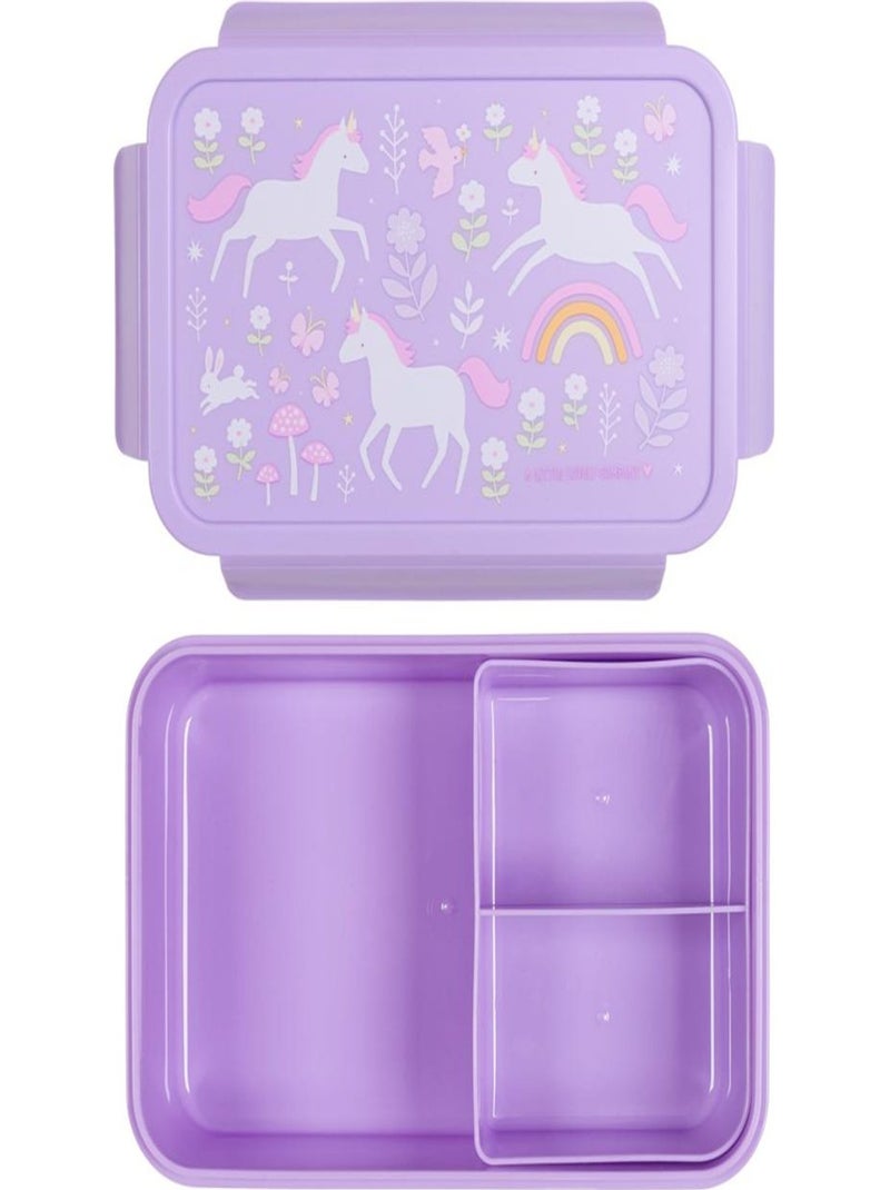 A Little Lovely Company - Lunch box Rêves de licorne Violet - Kiabi
